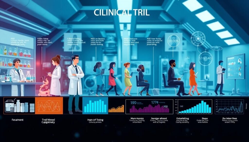 שלבים של ניסוי קליני